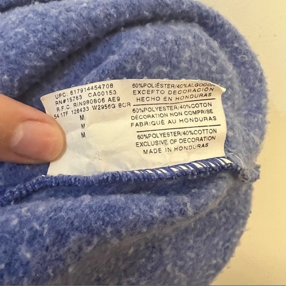 Champion Blue & White Logo Pullover Sweatshirt - Picture 4 of 4